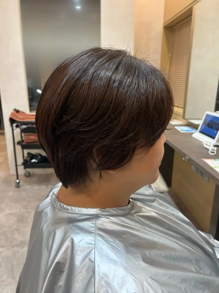 ショート カラー ブラウンカラー カラーモデル募集中 🥣/こにしりなのヘアスタイル