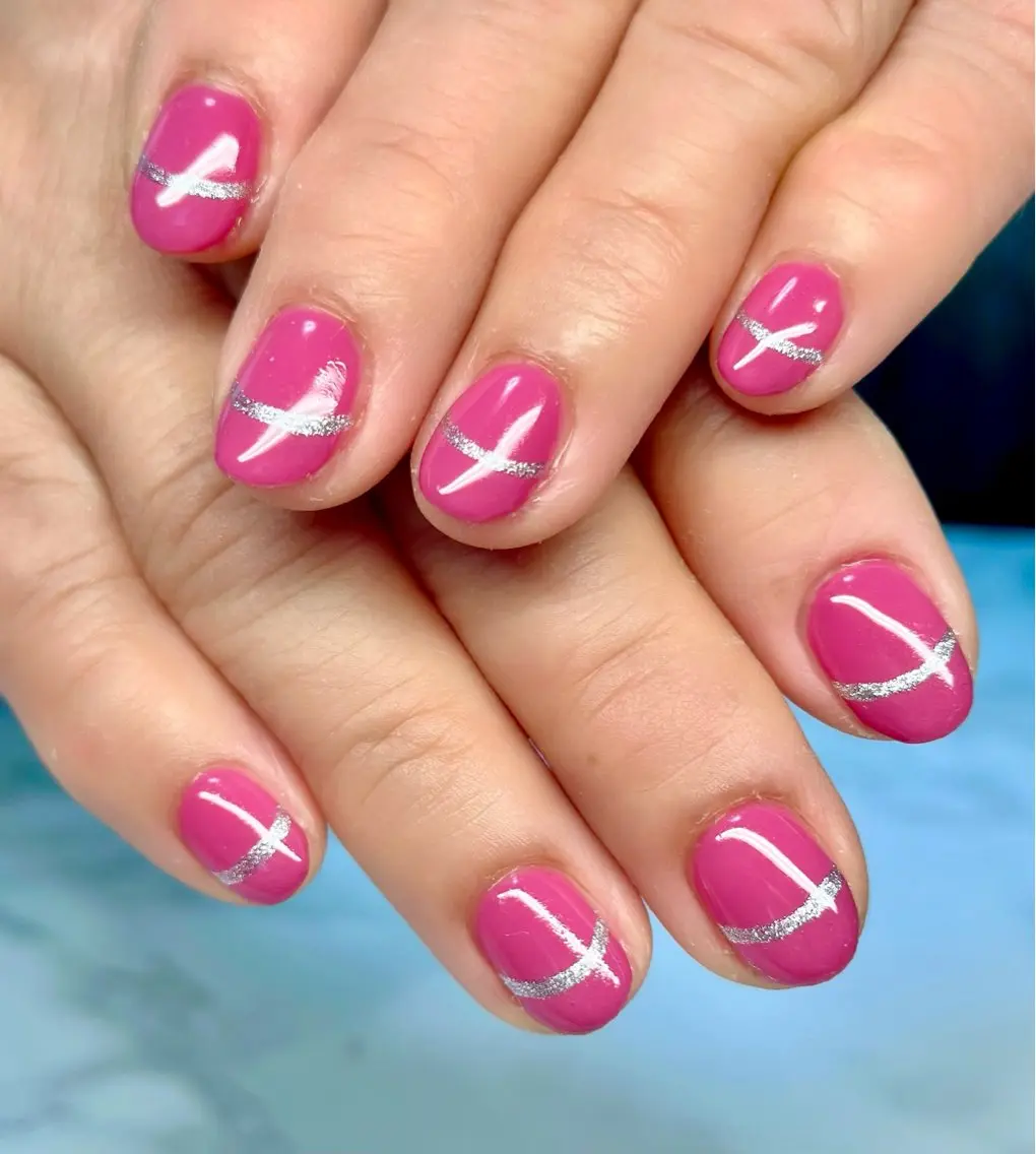 ネイル ラメ(グリッター) ニュアンスネイル ワンカラーネイル リボン 春ネイル Mai’s nailのネイルデザイン
