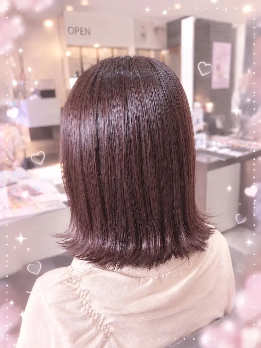 カラー Azu🎀／ﾏﾂｴｸ 🍒/ﾌﾞﾗｳﾝ🤎のヘアスタイル