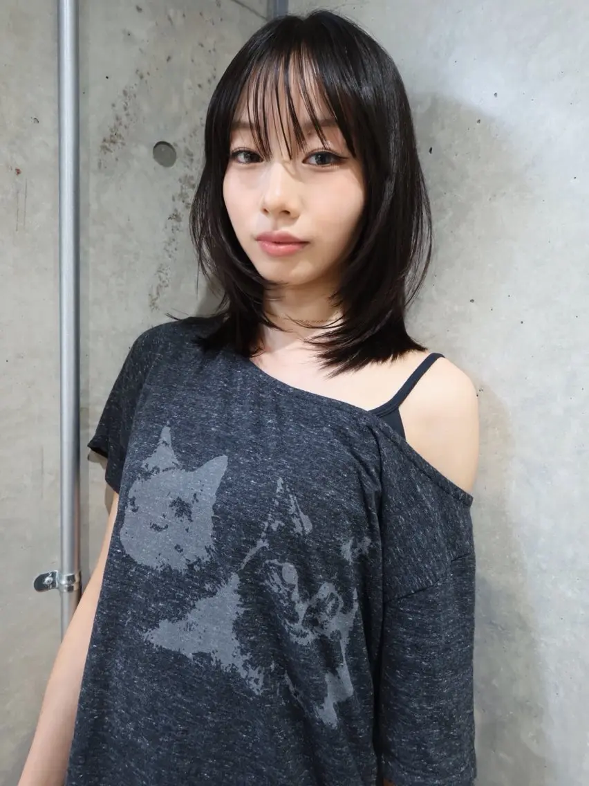 ミディアム レイヤーカット kanaのヘアスタイル