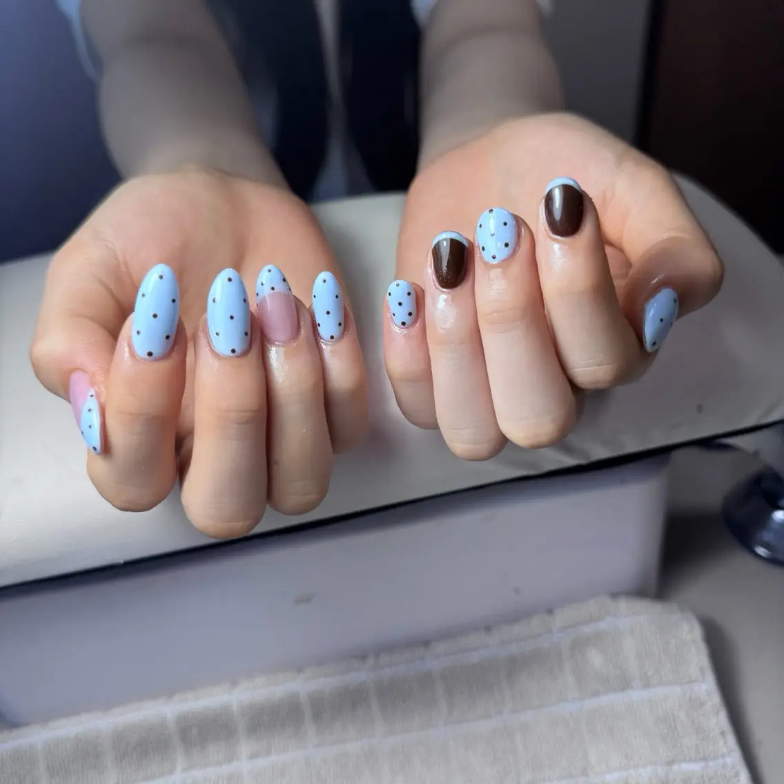 ネイル チークネイル フレンチネイル グラデーション 韓国ネイル マグネットネイル ハンドネイル Hana Nailのネイルデザイン