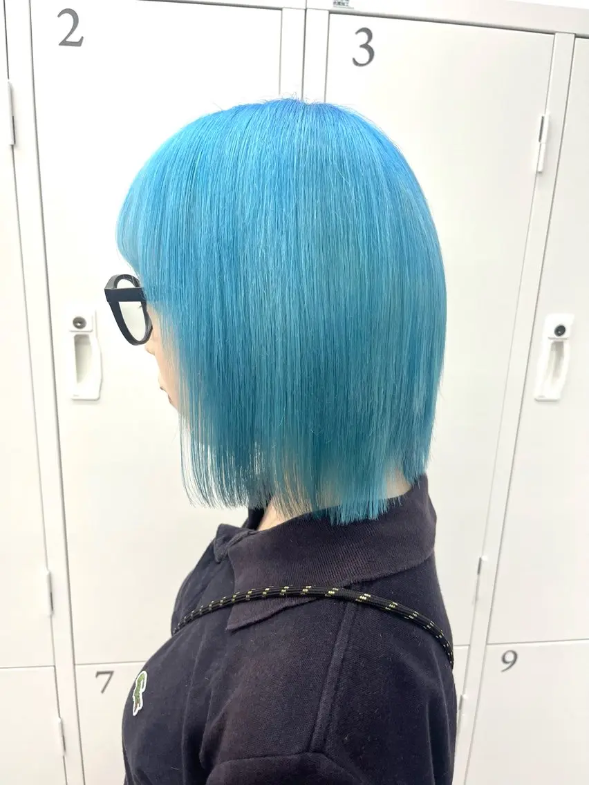 ショート カラー ヘアカラー トリートメント ヘアセット 🎀透明感 カラー🎀ミズキのヘアスタイル