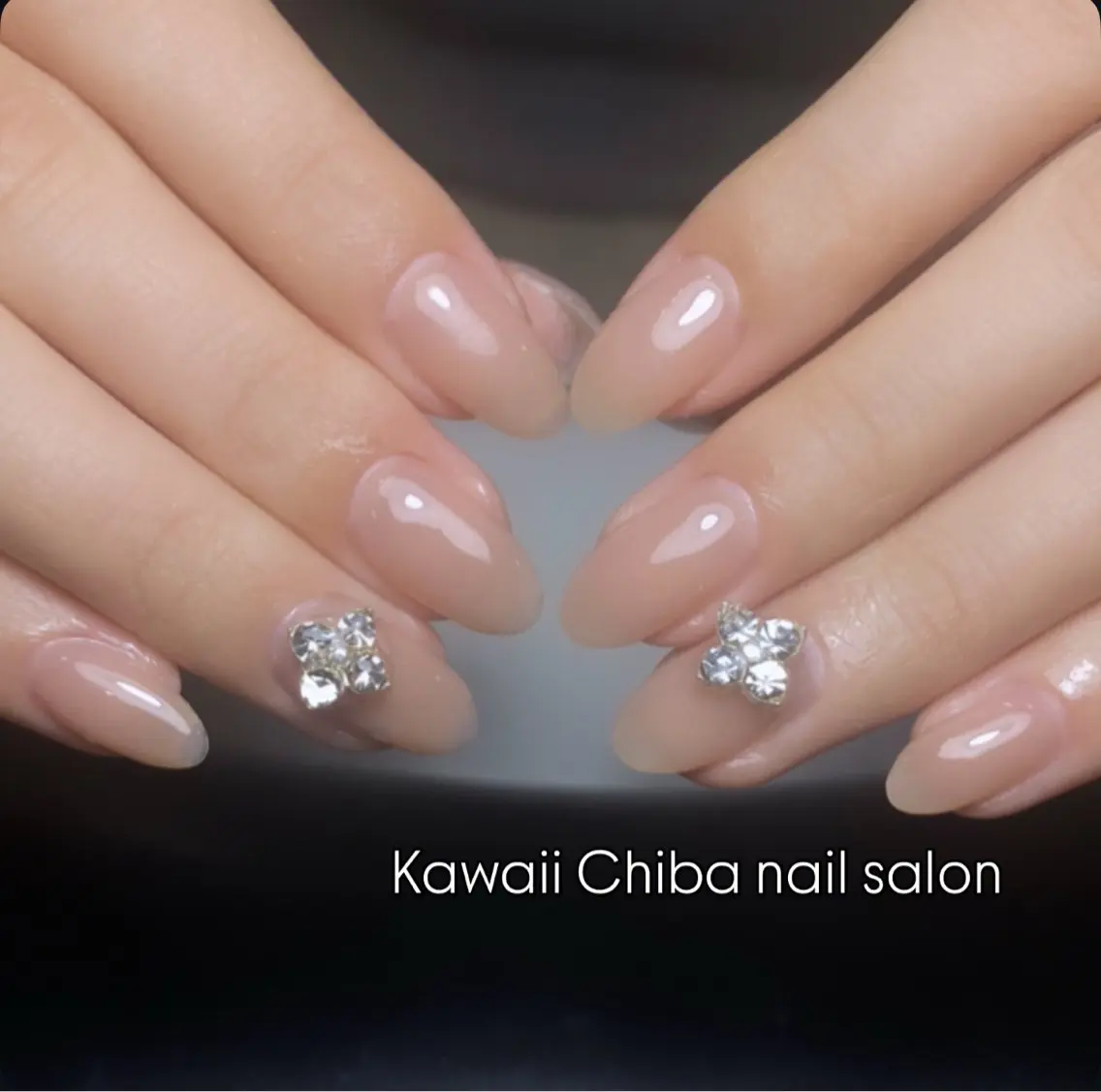 ネイル 長さ出し フレンチネイル ジェルネイル ガーリー 韓国ネイル Kawaii Chiba nailのネイルデザイン
