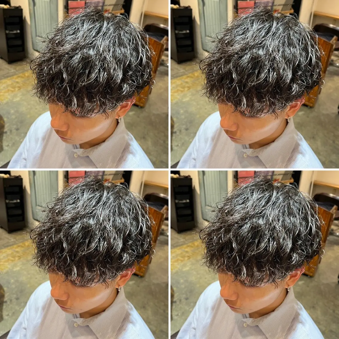 パーマ メンズ カット パーマ トリートメント ヘアセット メンズパーマ特化 望月謙二郎のヘアスタイル