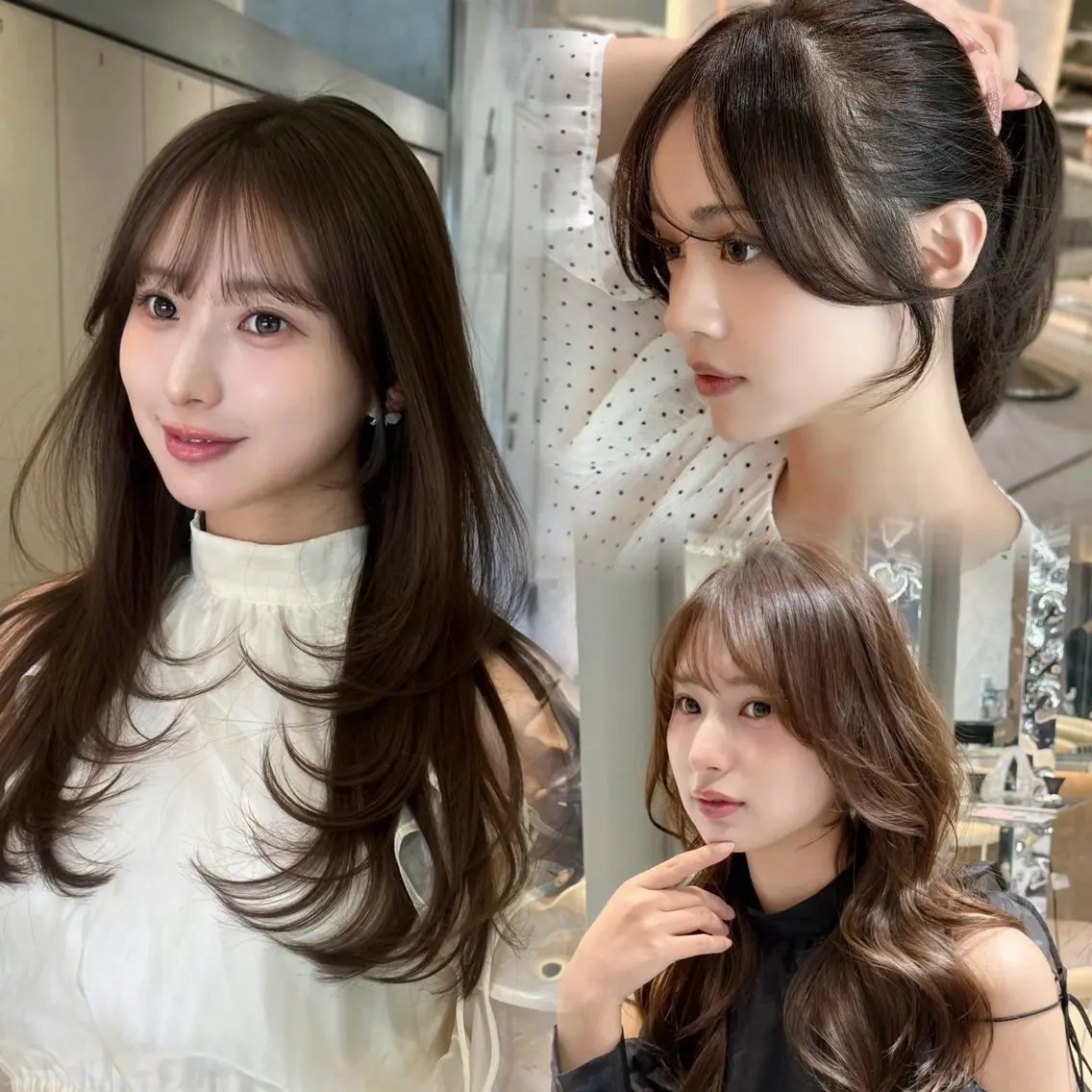 【💎最高級トリートメント💎】似合わせカット✂️+🫧カシミヤトリートメント🫧 ボブ/レイヤー/韓国風の写真