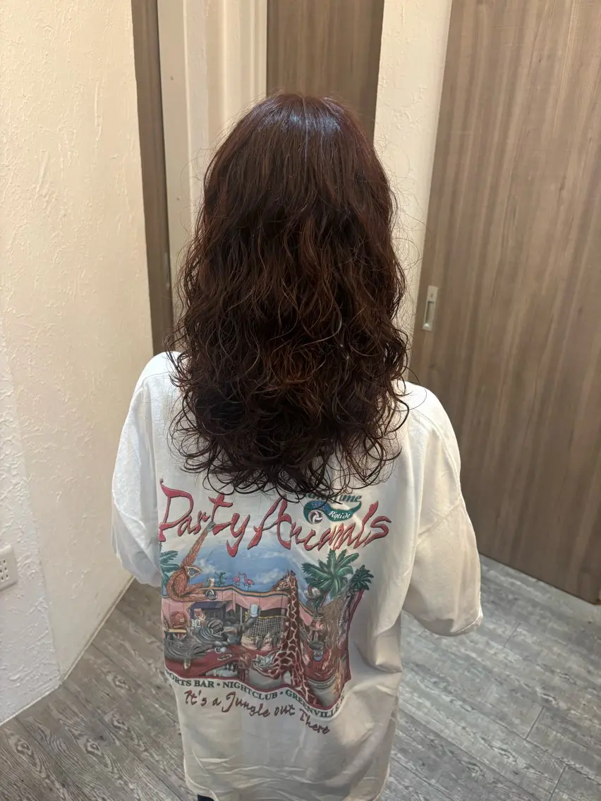 セミロング パーマ セミロングパーマ KOTOMI ONUKIのヘアスタイル