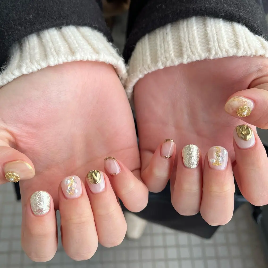 ネイル ハンドネイル 🤎Two ERI🤎のネイルデザイン