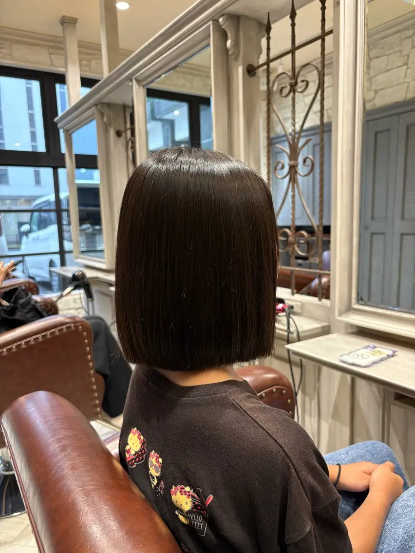 ショート カット 縮毛矯正 🫧大滝 いくみ🌿辻堂のヘアスタイル
