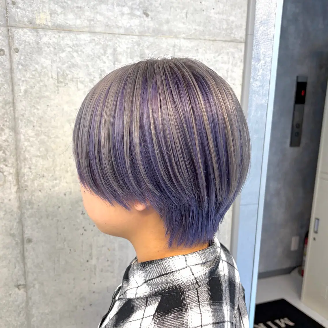 ショート カラー ヘアカラー トリートメント ʜᴀʀᴜᴋᴀ♱メンズ ウルフ/ブリーチのヘアスタイル