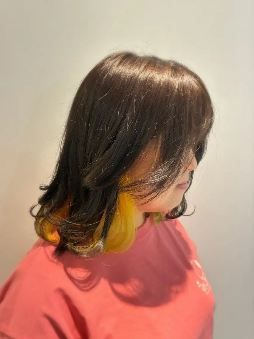 カラー misch｜南堀江 momonaのヘアスタイル