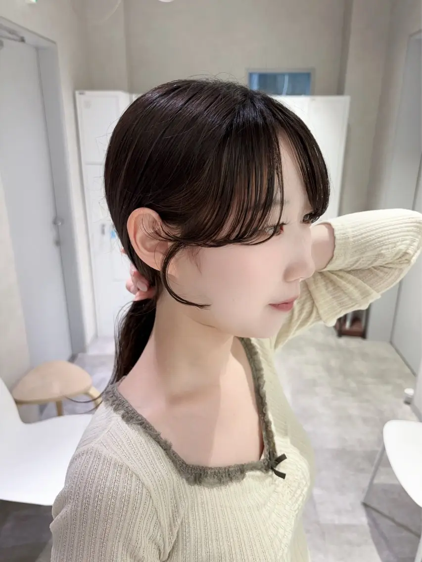 セミロング 門原 理子のヘアスタイル
