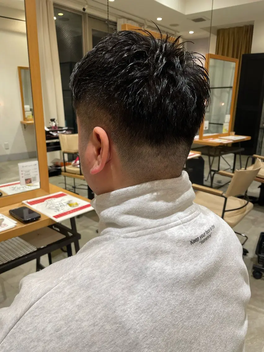 メンズ フェードカット 田中 ゆいかのヘアスタイル