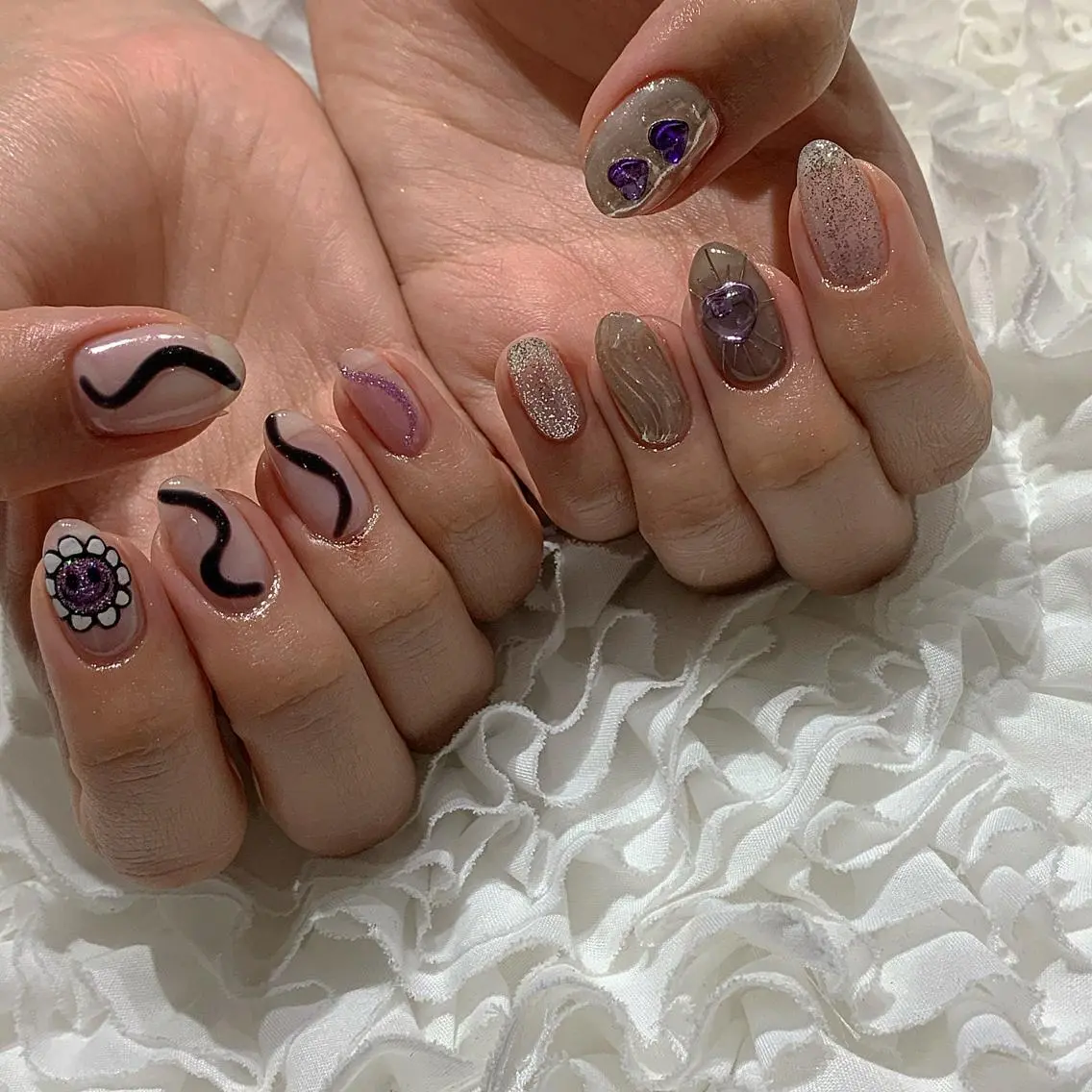 ネイル ハンドネイル ハンドケア lylynail YUUKAのネイルデザイン