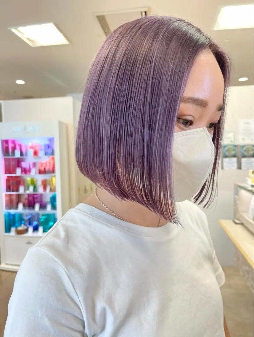 ショート カラー カット ヘアカラー トリートメント 暖色/ブリーチカラー 🎀 M i k uのヘアスタイル