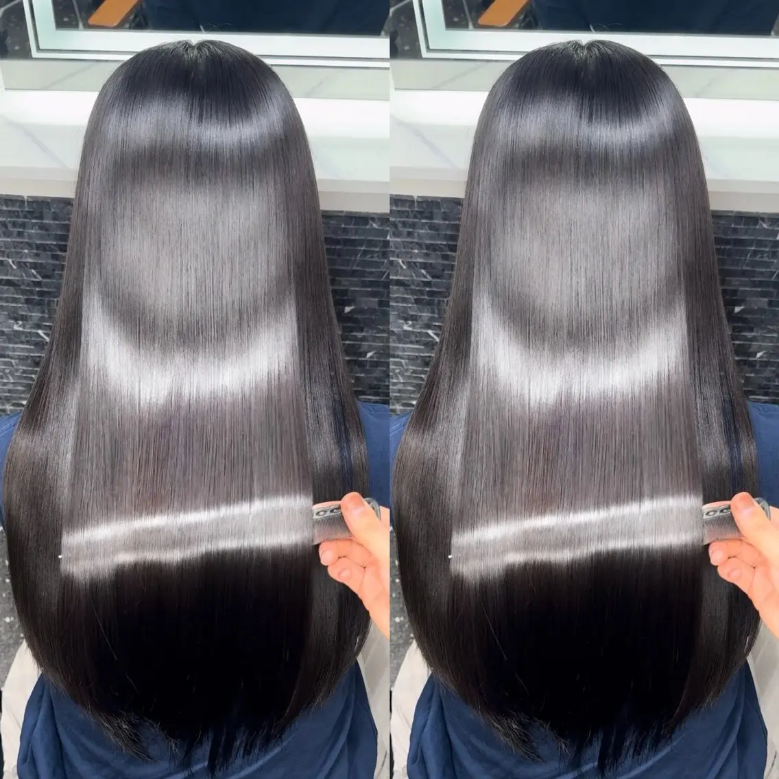 ロング カラー カット ヘアカラー 縮毛矯正 トリートメント 新宿/髪質改善支持率 No.1💍yasuのヘアスタイル