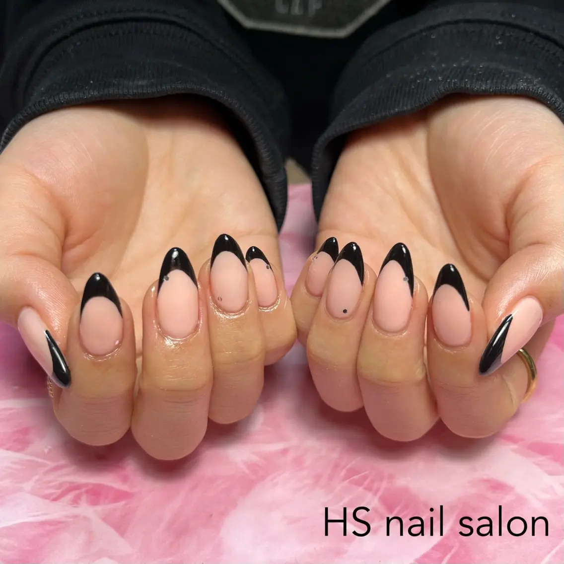 セミロング ハンドネイル hs nail salonのネイルデザイン