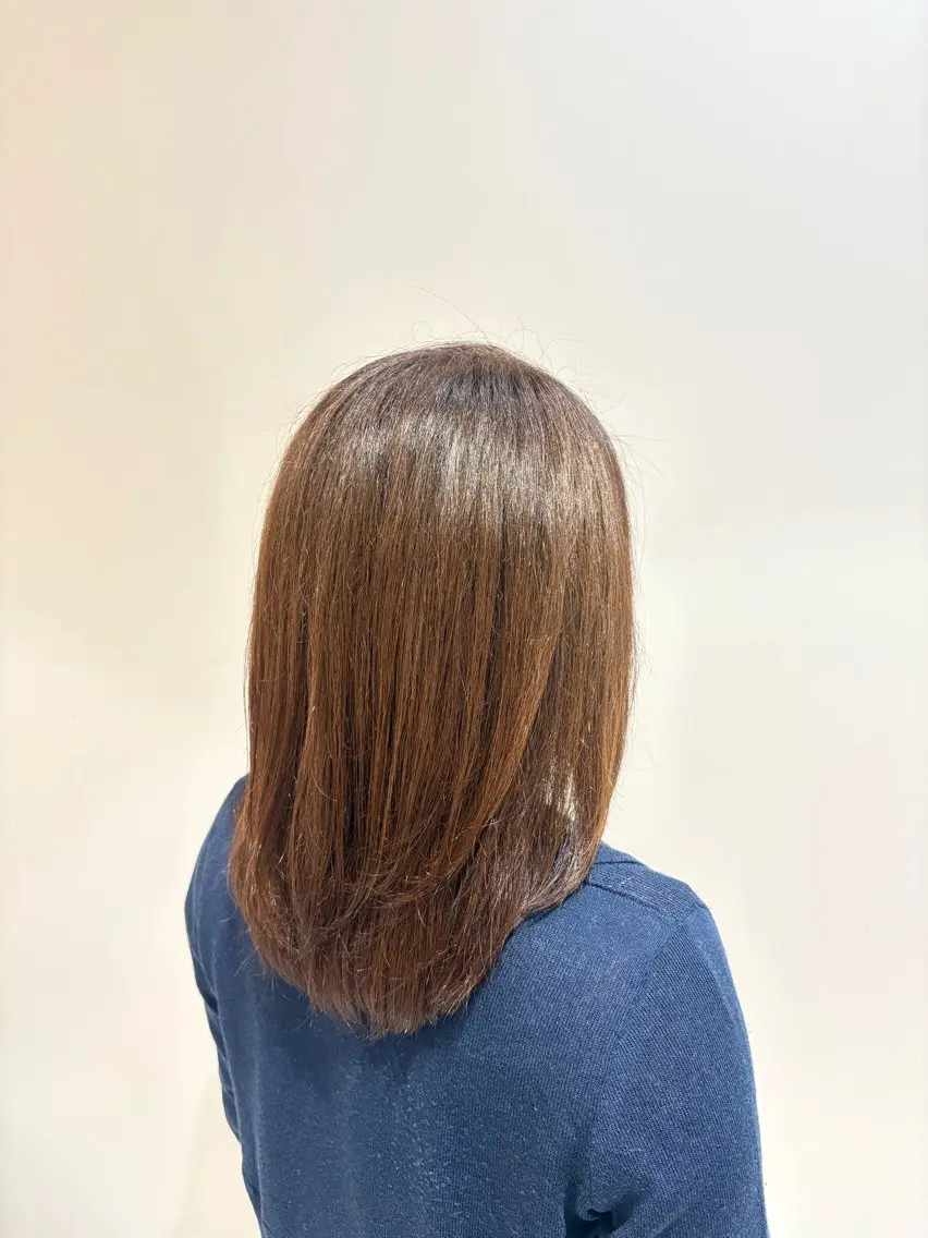 ミディアム 阿部 蒼依のヘアスタイル
