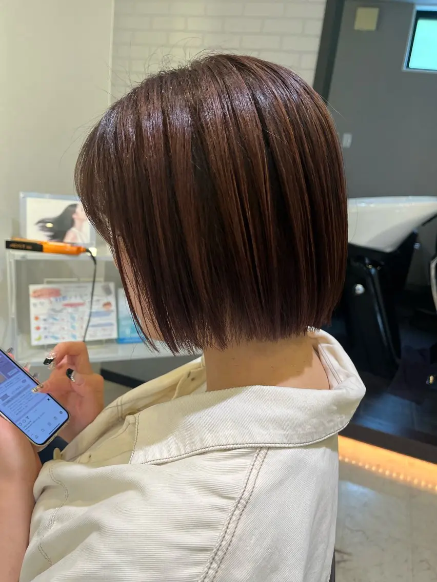 ショート カット 山中 真紫のヘアスタイル