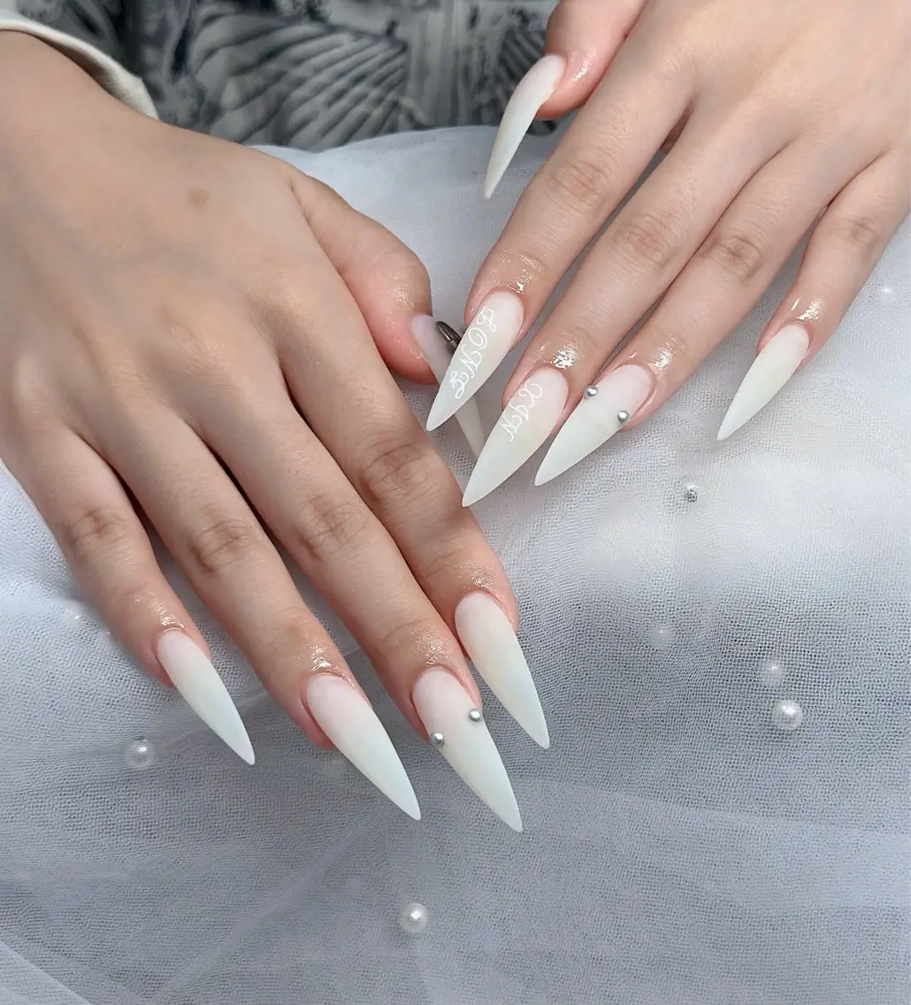 ネイル ハート キラキラネイル リボン ハンドネイル キノコ H.babynailのネイルデザイン