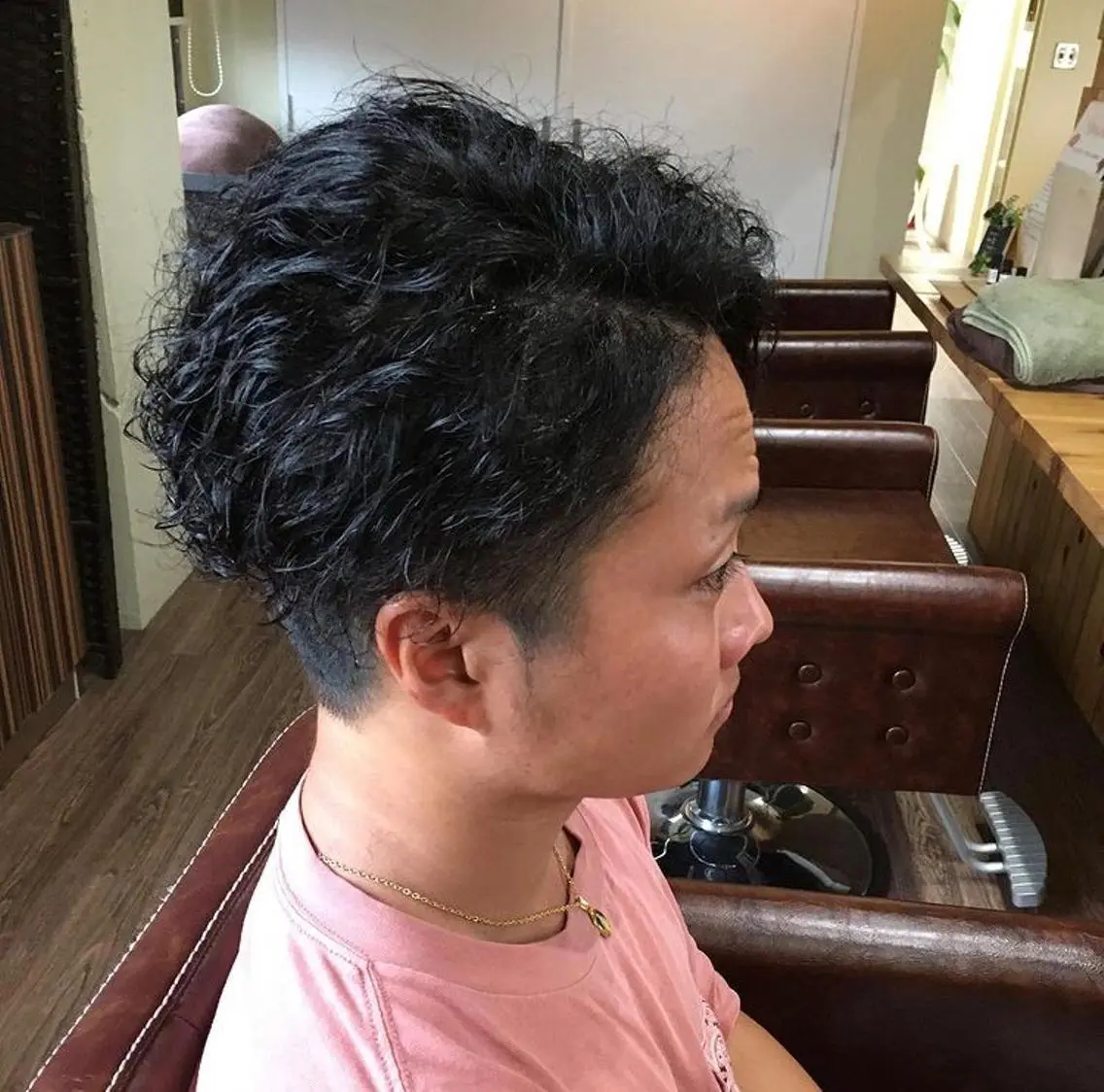 ショート パーマ カット パーマ ルーキス やまざきのヘアスタイル