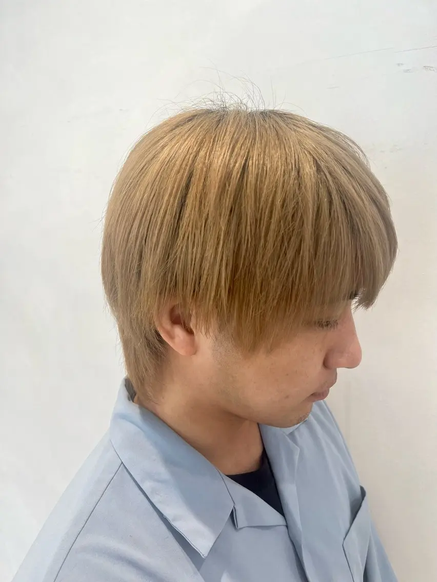 カラー メンズ メンズウルフカット ウルフカット 🟦メンズ特化🟦 たかしま　あさひのヘアスタイル