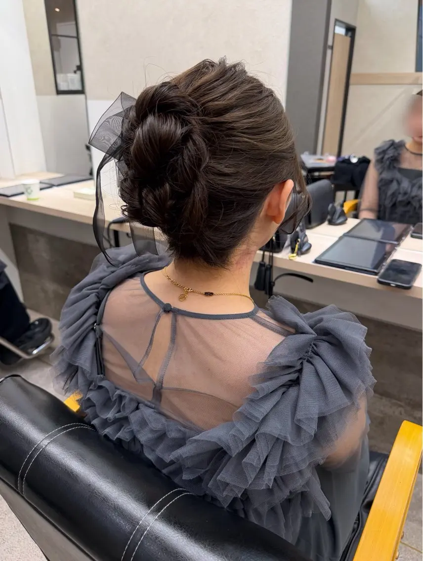 ヘアアレンジ ヘアセット 🎀透明感 カラーHiROEのヘアスタイル