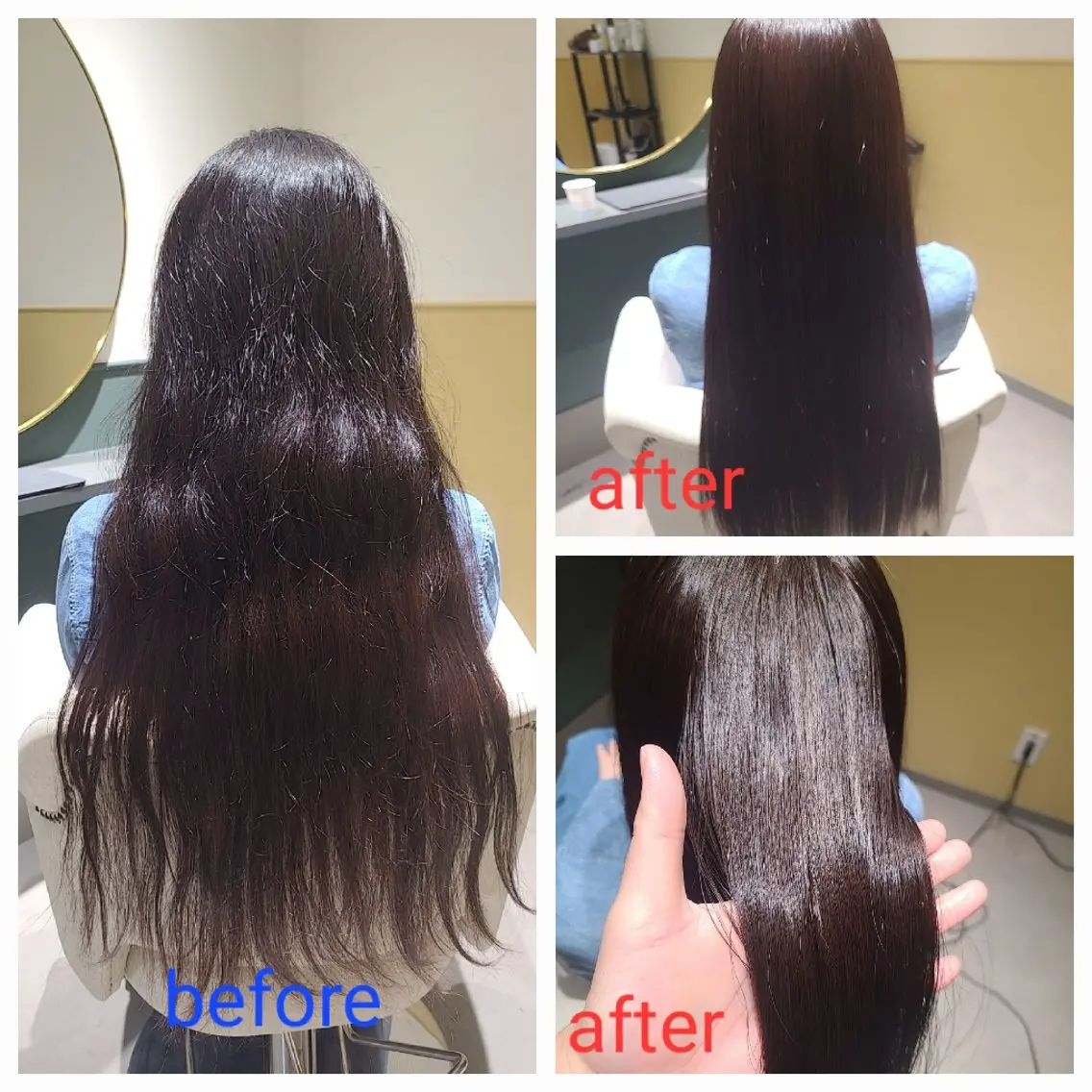 ロング 髪質改善 ロング カット ヘアカラー 縮毛矯正 トリートメント  髪質改善＋艶専門  ✧ オオノのヘアスタイル