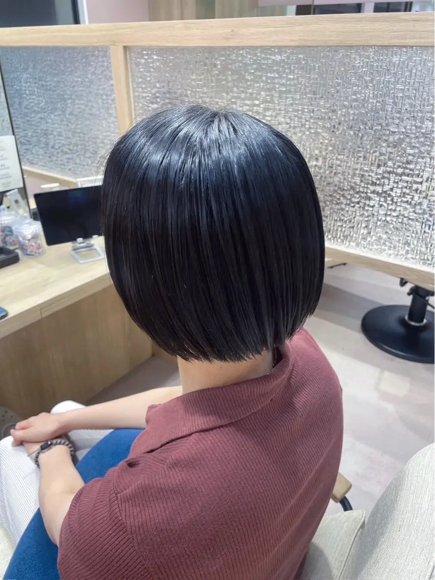 ミディアム 似合わせカット カット ヘッドスパ 愛結美🦋似合わせ/ ツヤ感カラーのヘアスタイル