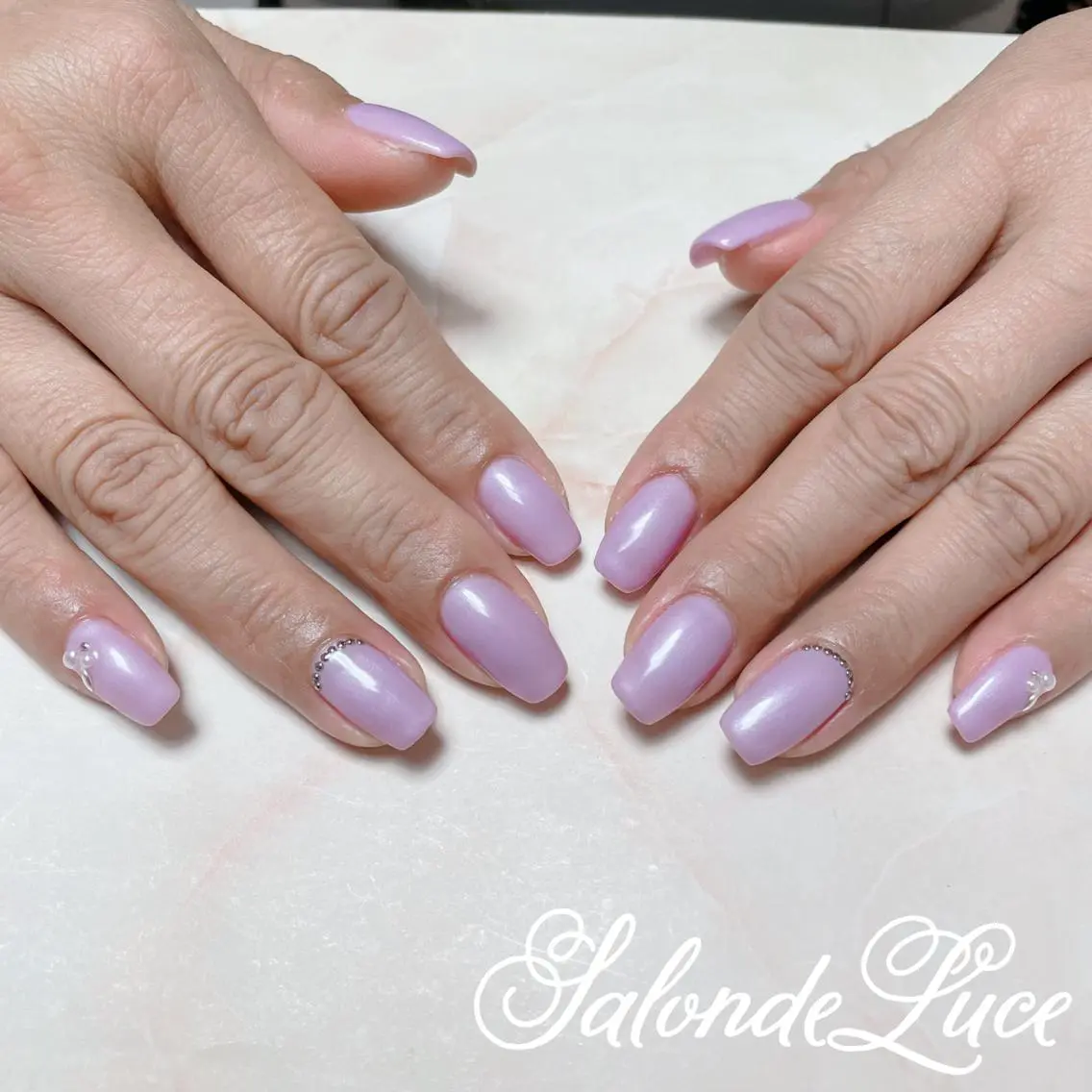 ネイル ワンカラーネイル Salon de Luceのネイルデザイン