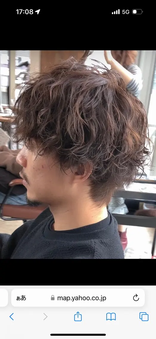 パーマ メンズ メンズパーマ スパイラルパーマ 香川 航平のヘアスタイル