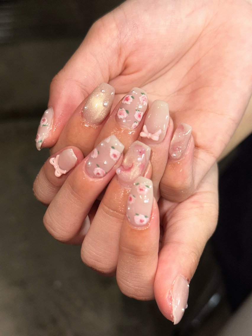 ネイル ハンドネイル トップコート/ 下北沢nailのネイルデザイン