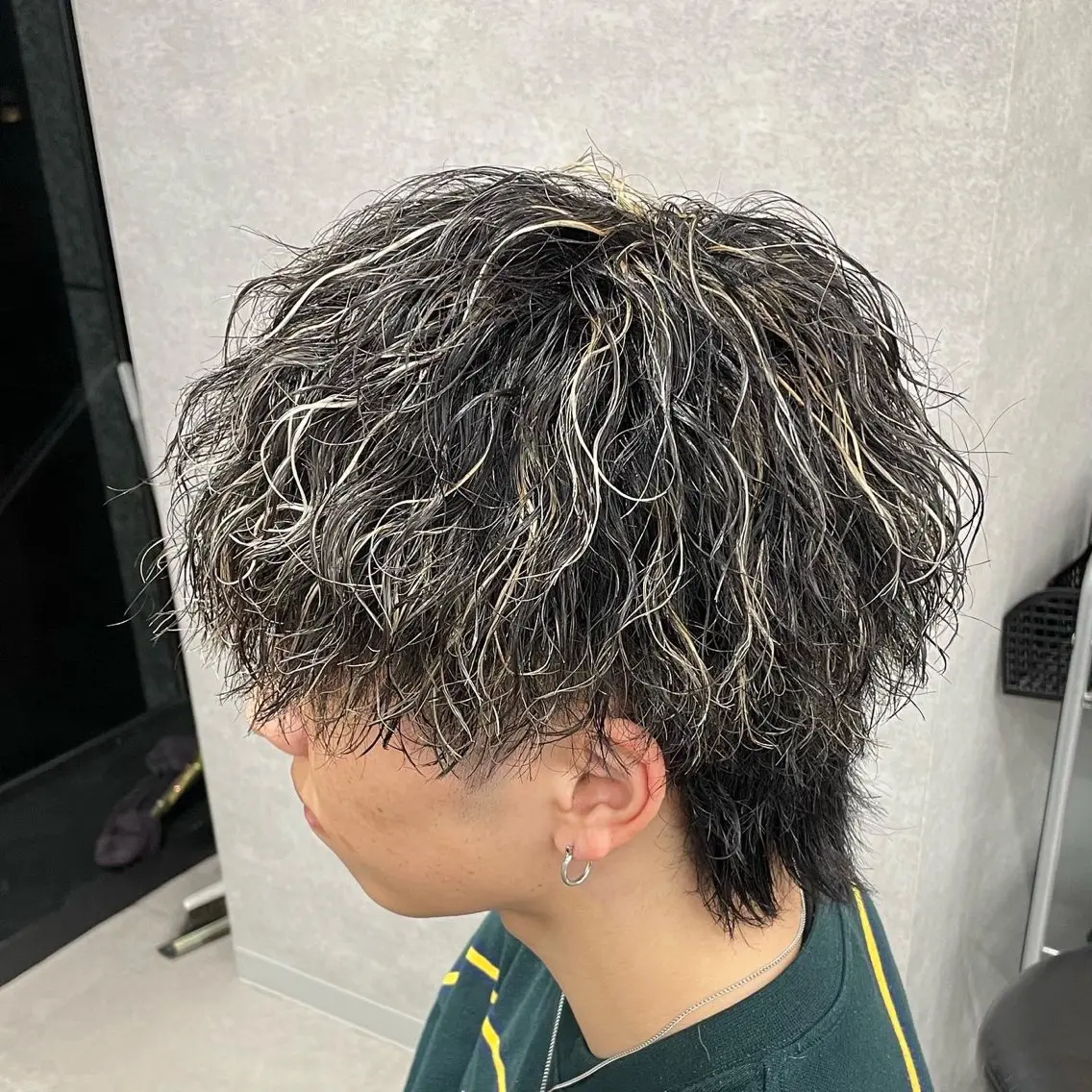 ショート カラー パーマ メンズ カット パーマ 🔥メンズ 特化🔥菊水皐暉🔥のヘアスタイル
