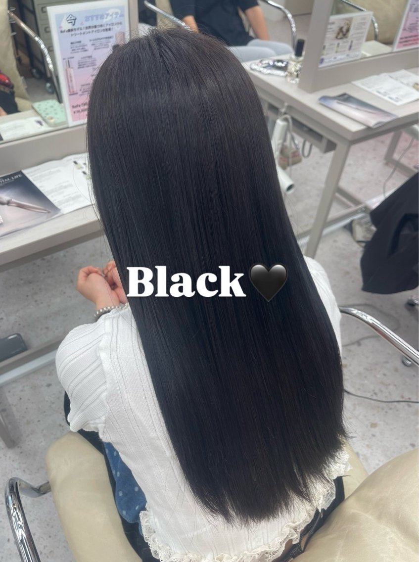 ロング カラー カット ヘアカラー トリートメント COCO reiのヘアスタイル