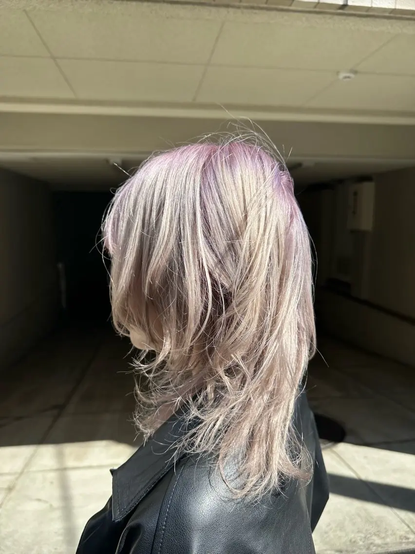 ミディアム カラー ‪❥ブリーチ💗 MIKUのヘアスタイル