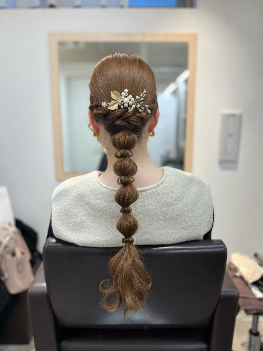ヘアアレンジ 玉ねぎヘアー 似合わせヘアメイク 💐オダギリチアキのヘアスタイル