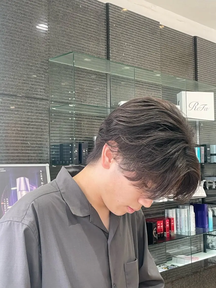 パーマ メンズ メンズパーマ ニュアンスパーマ ✨似合わせ特化美容師 WILL上村 拳吾のヘアスタイル