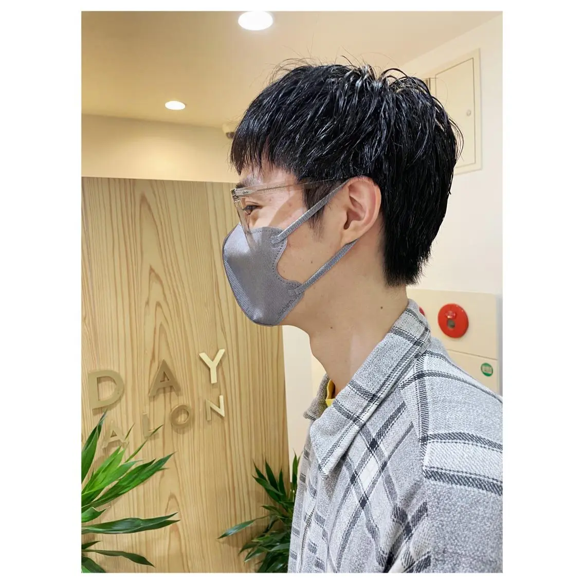 ショート パーマ メンズ カット くるくるパーマ aikoのヘアスタイル