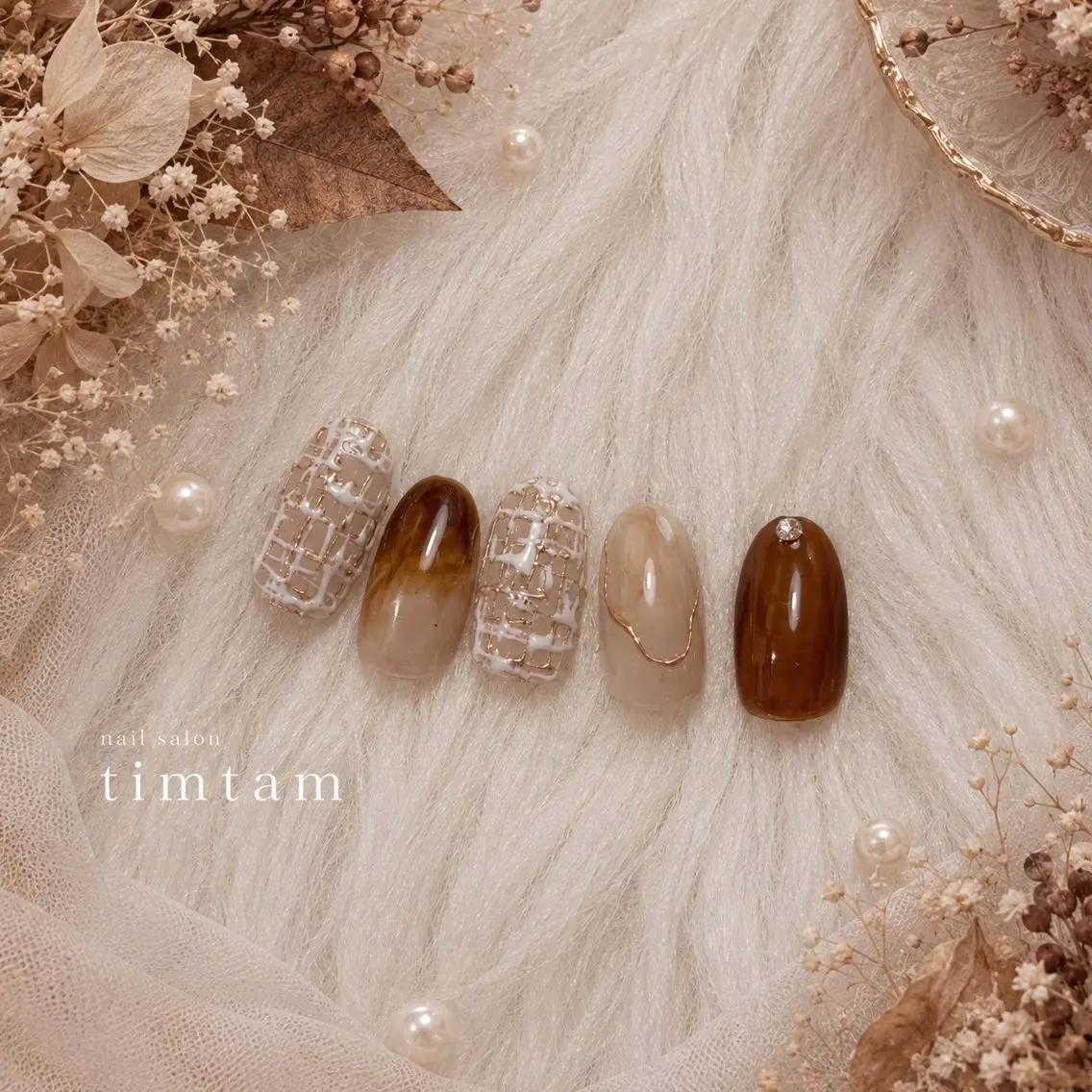 ネイル ハンドネイル timtam¦定額 たくさんのサロン🫧のネイルデザイン