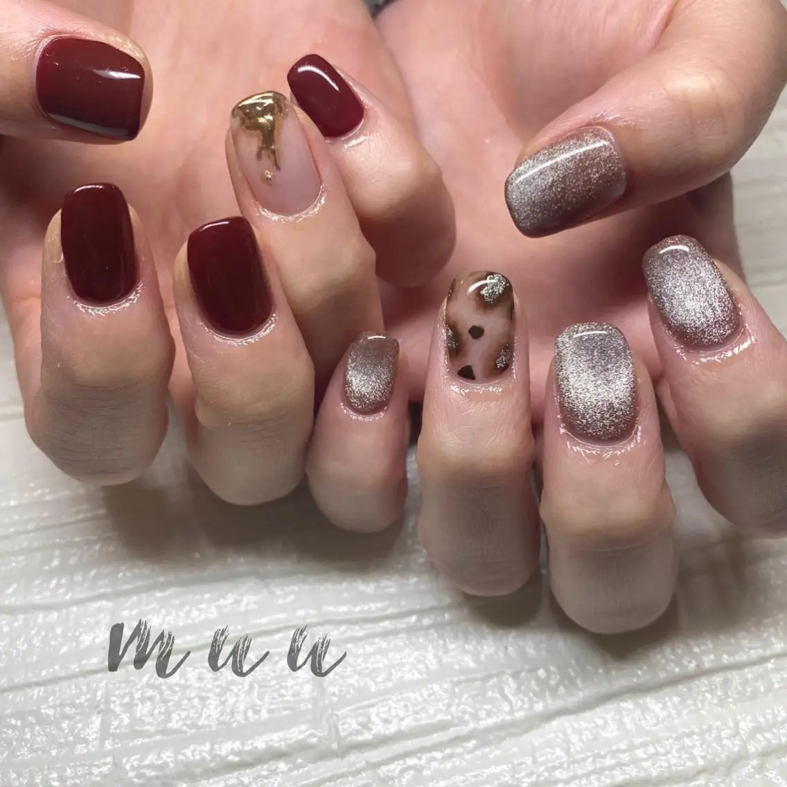 ネイル アートネイル ワンカラーネイル muu nailのネイルデザイン