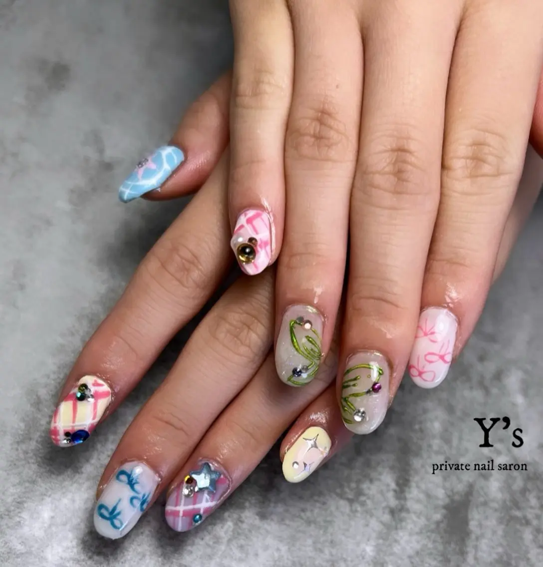 ネイル ハンドネイル Y's nail ˚✧₊YUIのネイルデザイン