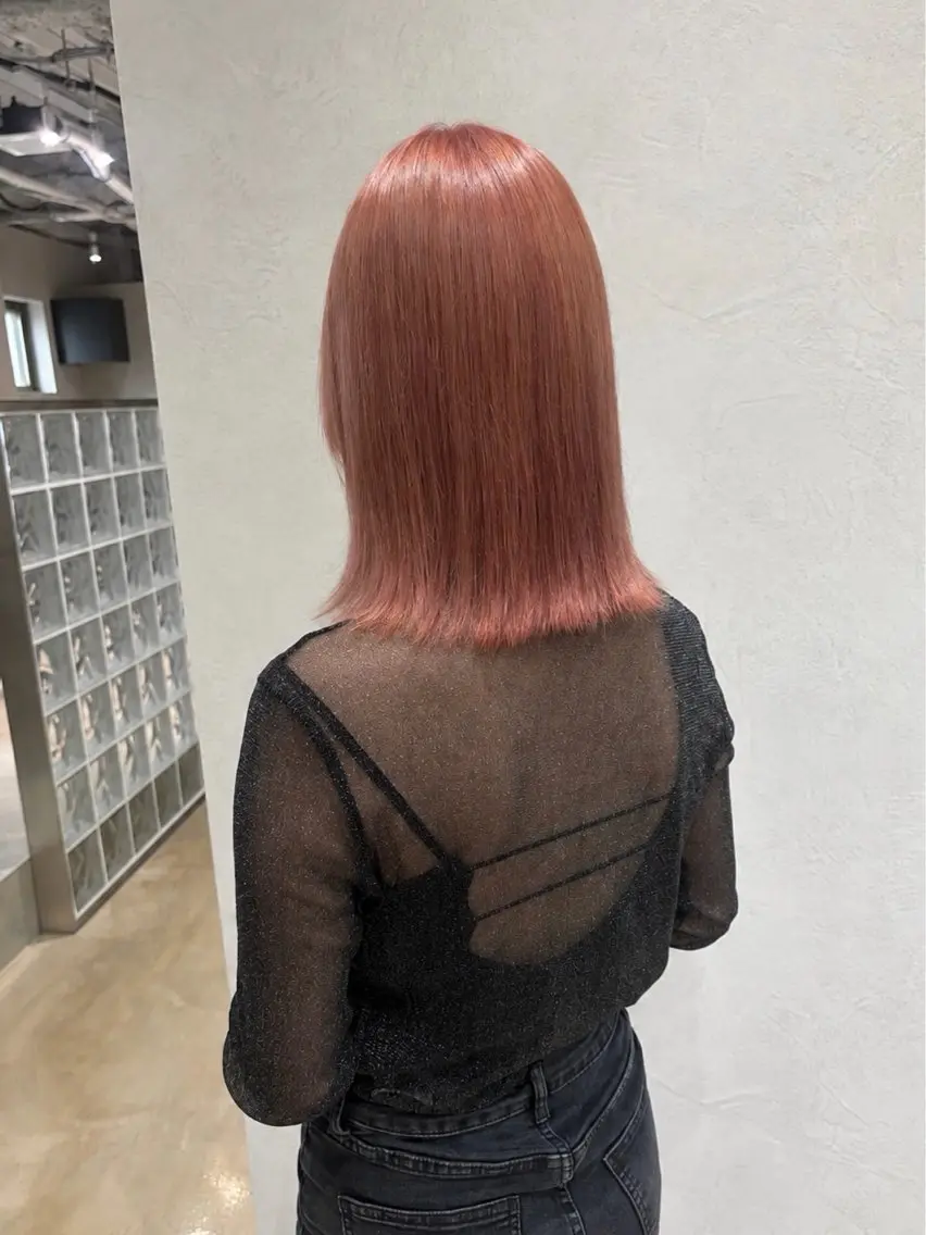 ミディアム ヘアカラー トリートメント Uni. wakabaのヘアスタイル