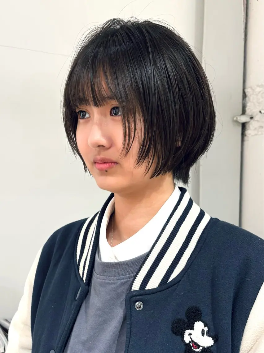 ショート ショートボブ ボブ ショートヘア 川合 慶輔のヘアスタイル