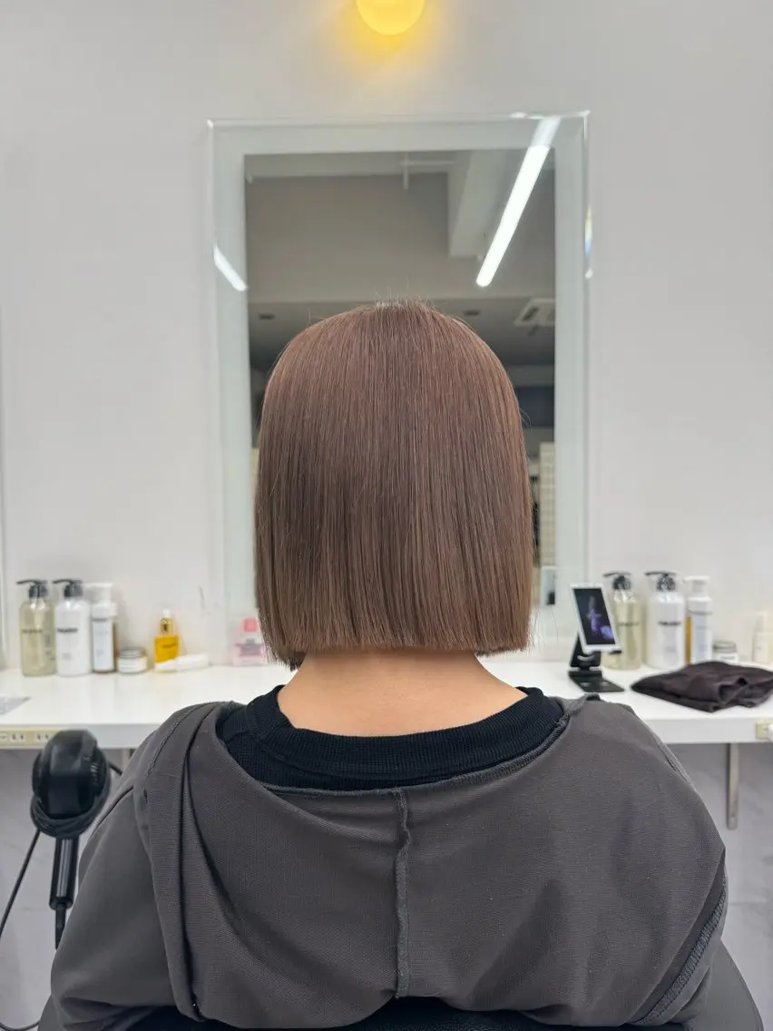 ショート カラー ヘアアレンジ Over hair_ misakiのヘアスタイル