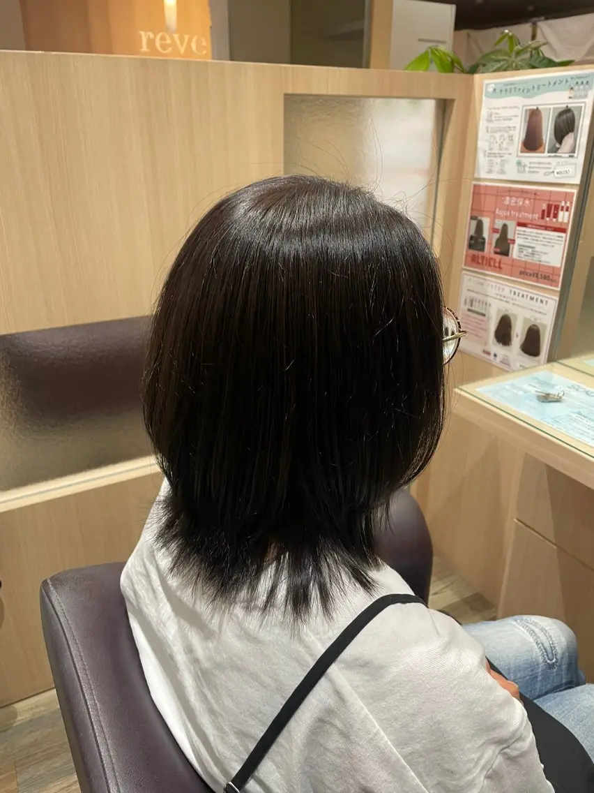 ミディアム くびれヘア 小林 純一郎のヘアスタイル