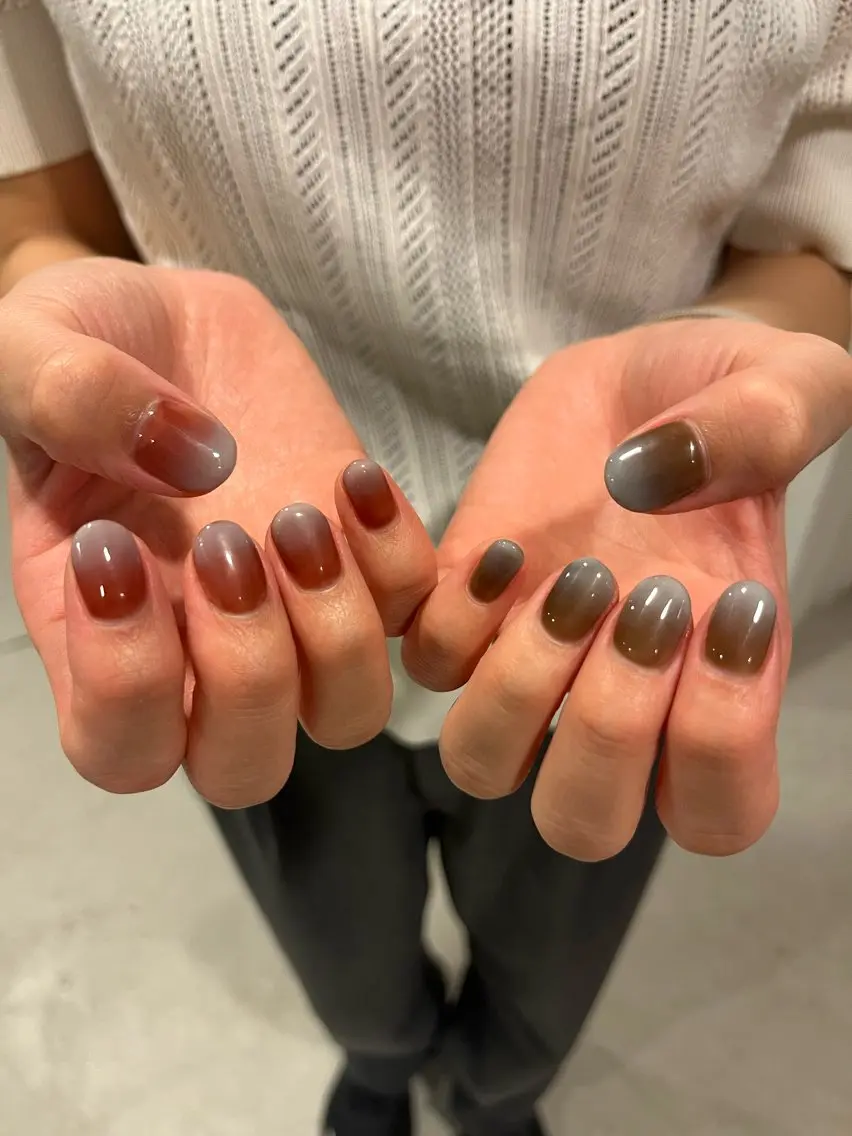 ネイル グラデーション Hi,nail mahoのネイルデザイン