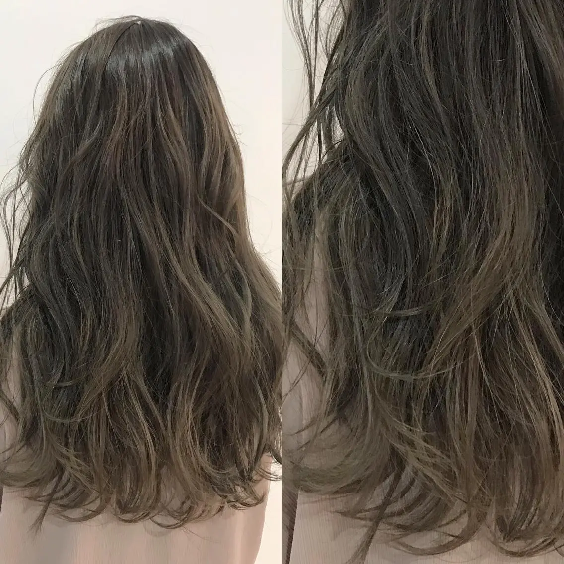 ミディアム カラー ✨艶ブリーチカラー ✨四ノ宮裕己のヘアスタイル