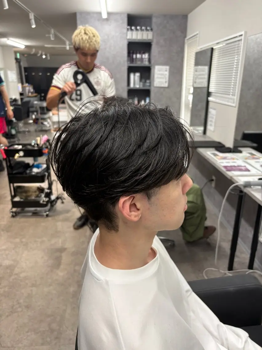 メンズ 立川【縮毛矯正】 璃音のヘアスタイル