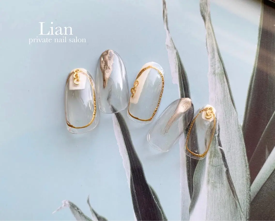 ネイル ニュアンスネイル nailsalon Lenoaのネイルデザイン