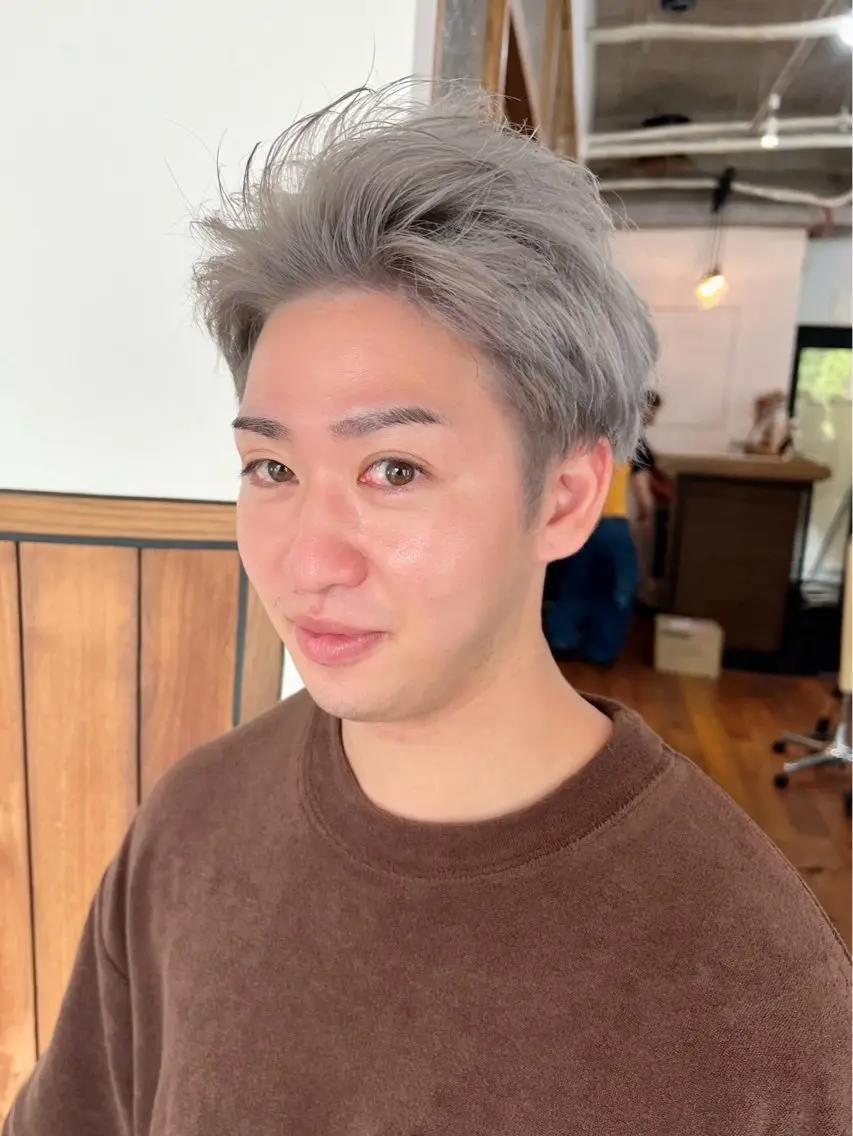 カラー メンズ ❤️Mimi/non ワンカラー❤️のヘアスタイル