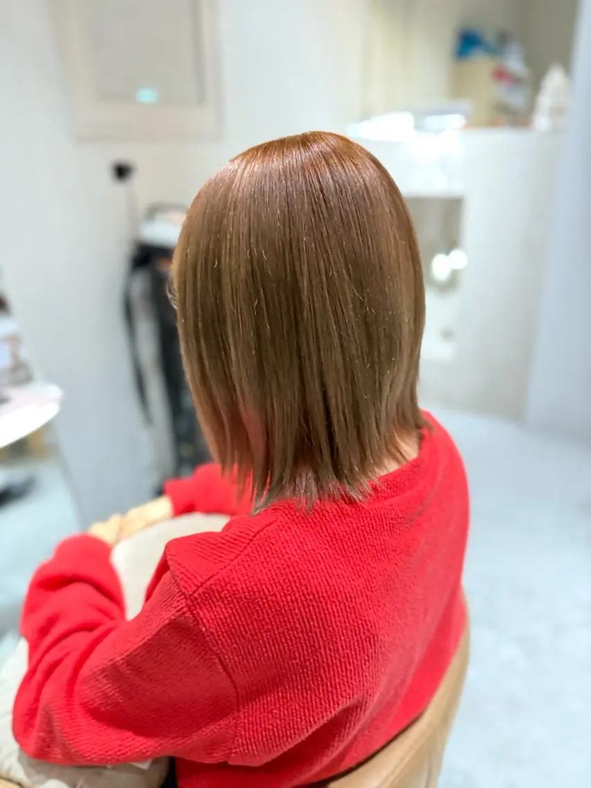 ミディアム カラー ヘアカラー 暖色/透明感カラー 🌷荘司まゆり🌷のヘアスタイル
